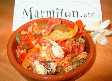Gratin de poivrons façon auriade