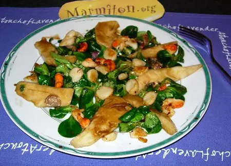Salade de saint jacques aux poires