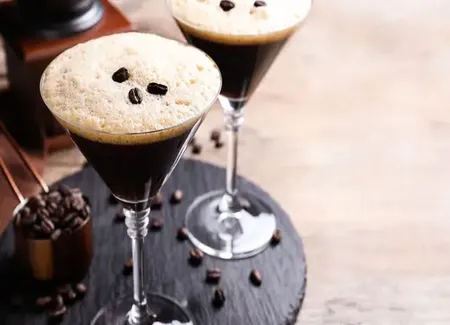 Cocktail mocha martini