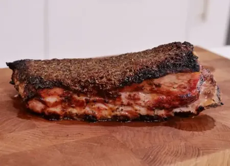 Ribs de porc laqués au miel et au thym au airfryer