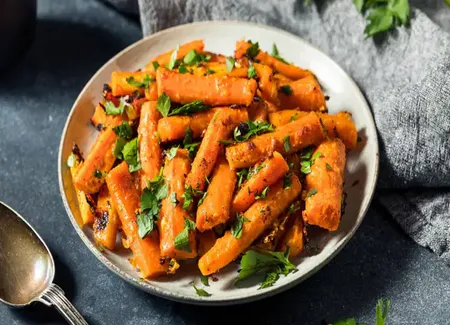 Carottes rôties au airfryer