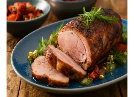 Filet de porc au miel et à la moutarde au airfryer