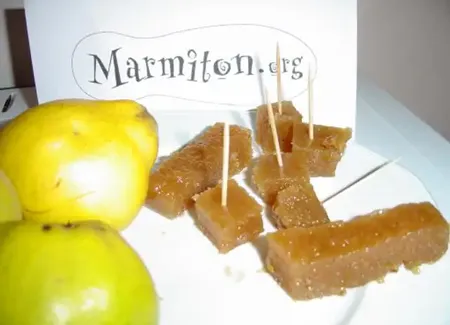 Pâte de coings (utilisation des restes de gelée de coing)