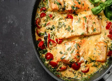 Saumon à la toscane au airfryer