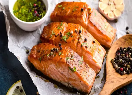 Pavés de saumon croustillants au airfryer