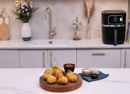 Mini citrouilles pizza au airfryer
