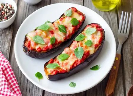 Aubergines parmigiana express au airfryer