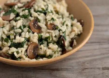 Risotto de champignons au cookeo