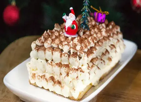 Bûche façon mont-blanc
