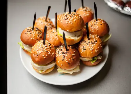 Mini burgers au foie gras