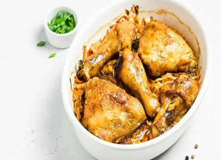 Pintade au cidre au airfryer