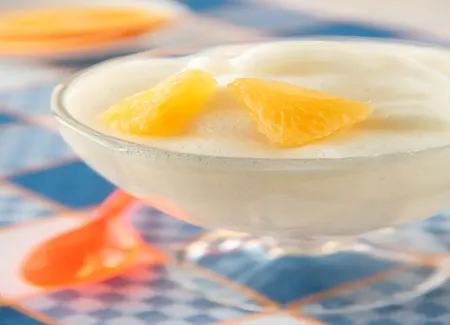 Mousse à l'orange facile