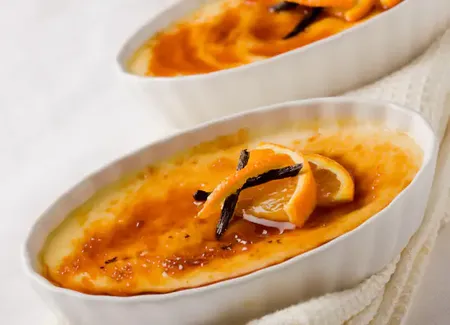 Crème catalane à l'orange