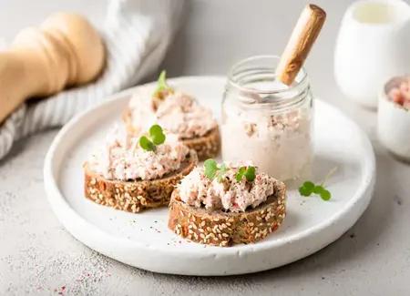 Rillettes de saint-jacques au fromage frais