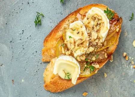 Toasts de chèvre chaud au airfryer