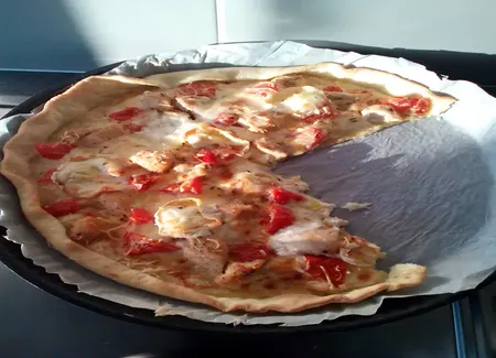 Tarte au poulet et au chèvre