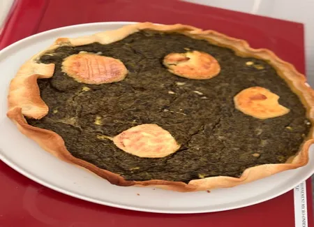 Tarte légère aux épinards et au chèvre