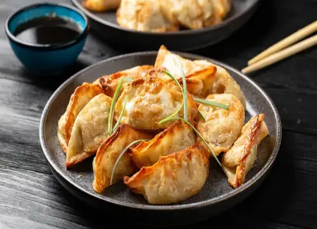Gyozas aux crevettes faciles au airfryer