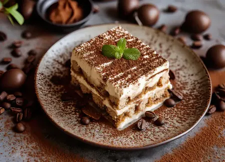 Gâteau tiramisu au spéculoos au airfryer