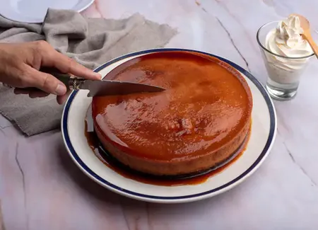 Flan au chocolat fondant au thermomix