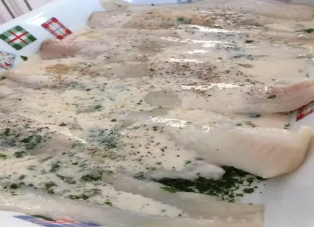 Filets de limande au persil