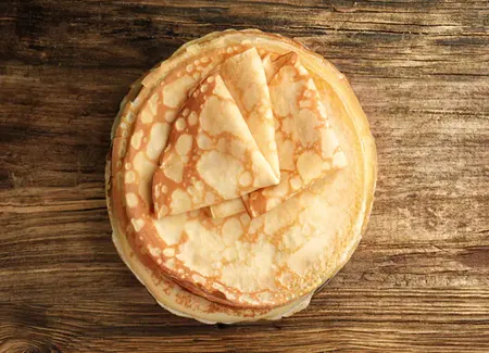 Pâte à crêpes légère ; -)