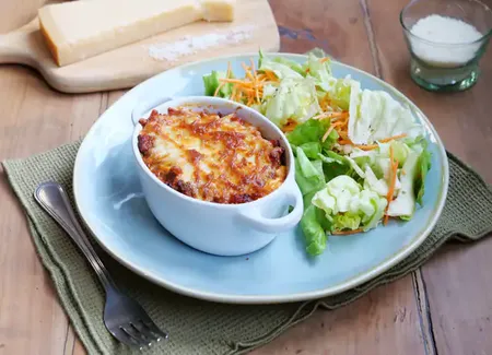Mini lasagnes individuelles au airfryer