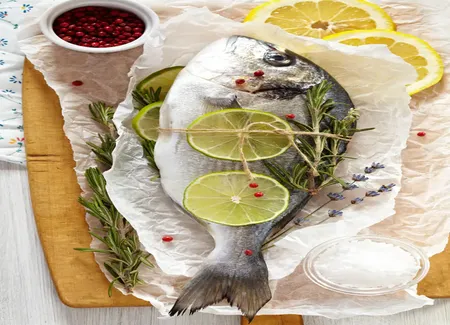 Dorade en papillote au barbecue