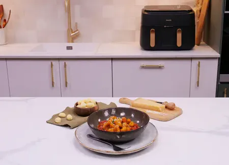Gnocchis rôtis au parmesan et sauce tomate au airfryer