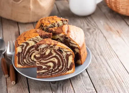 Marbré au chocolat au airfryer