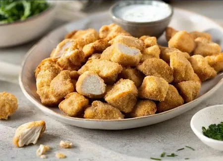 Mini pop corn de poulet au airfryer