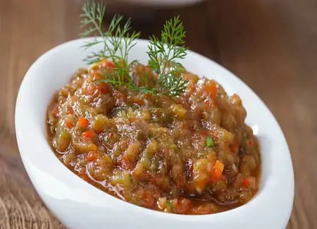 Caviar d’aubergine épicé à la marocaine