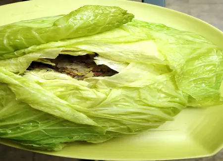 Chou farci à l'auvergnate