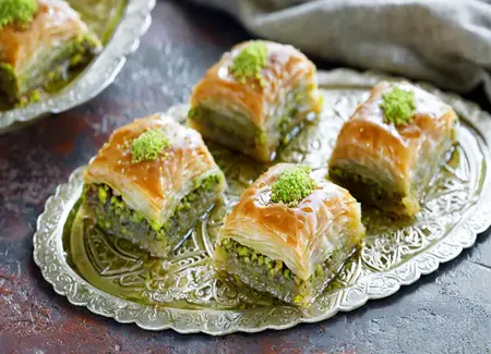 Baklava express aux amandes et miel