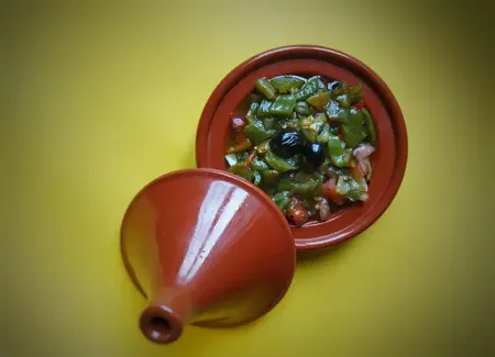 Hmiss algérien aux poivrons grillés