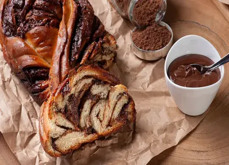 Babka chocolat noisette