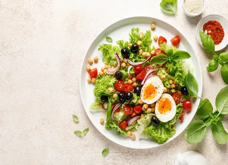 Salade gourmande de pâques