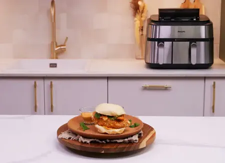 Bao burger au airfryer