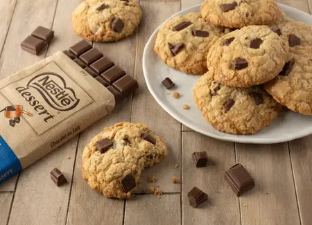 Cookies aux pépites de chocolat au lait nestlé dessert®