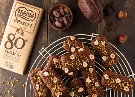 Financiers au chocolat 80% nestlé dessert®