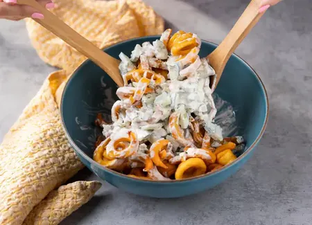 Salade de frites frisées