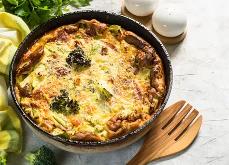 Gratin de saumon et courgettes