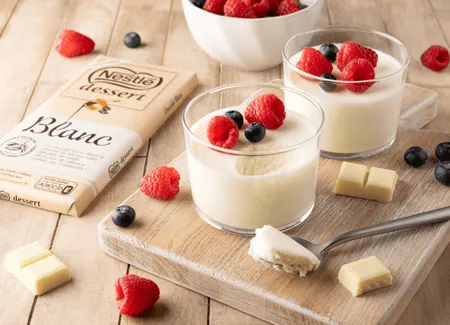 Mousse au chocolat blanc nestlé dessert®