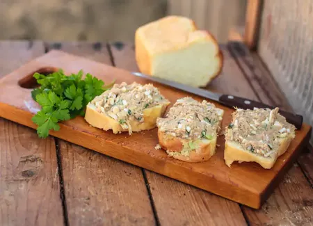 Toast à la sardine