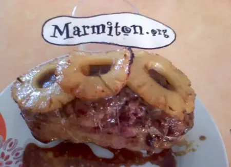Rôti de porc laqué au miel