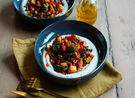 Légumes rôtis & pois chiches