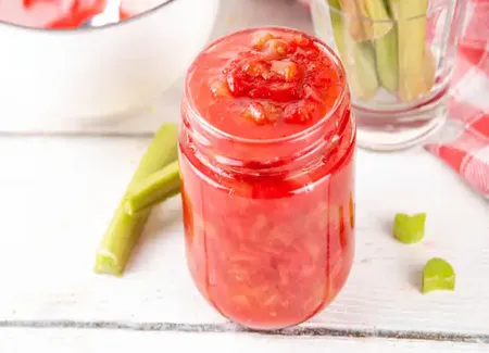 Confiture de rhubarbe thermomix