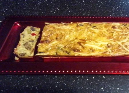 Cake aux courgettes et poivron