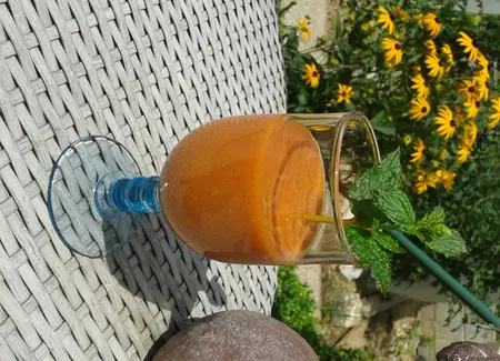 Smoothie fraise-abricot