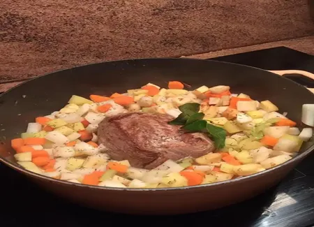 Estouffade de veau aux légumes d'hiver